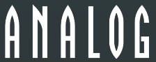 Logo for Analog Magazine
