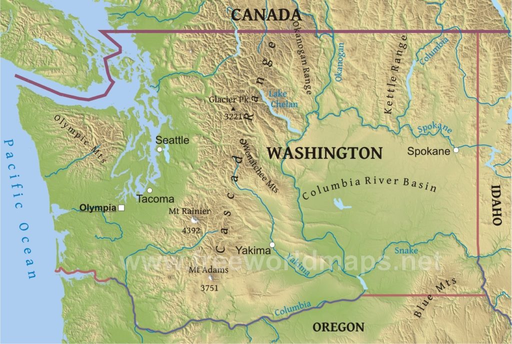 An image of Washington State