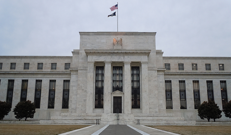 This is a picture of the Marriner S. Eccles Federal Reserve Building in Washington, D.C.
