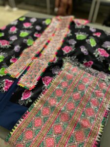Traditional Hmong embroidered cloth.