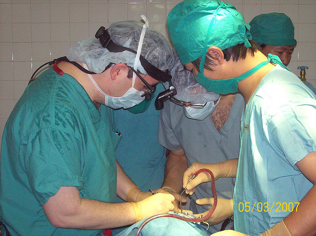 Tom Davenport Operating On A Patient