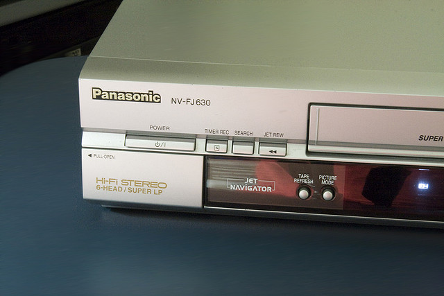 A Panasonic VCR